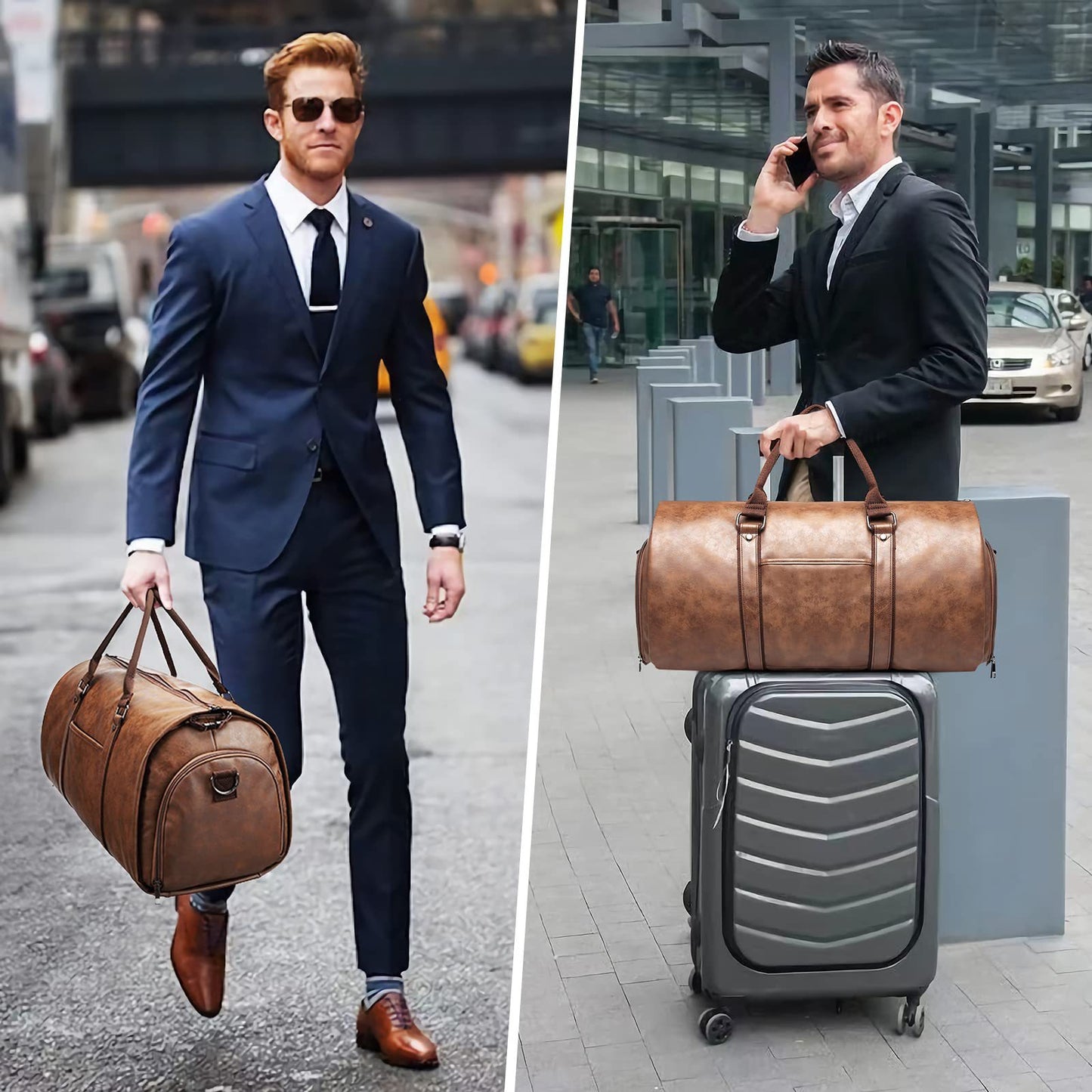 Imperio™ - Mens Leather Duffel Bag