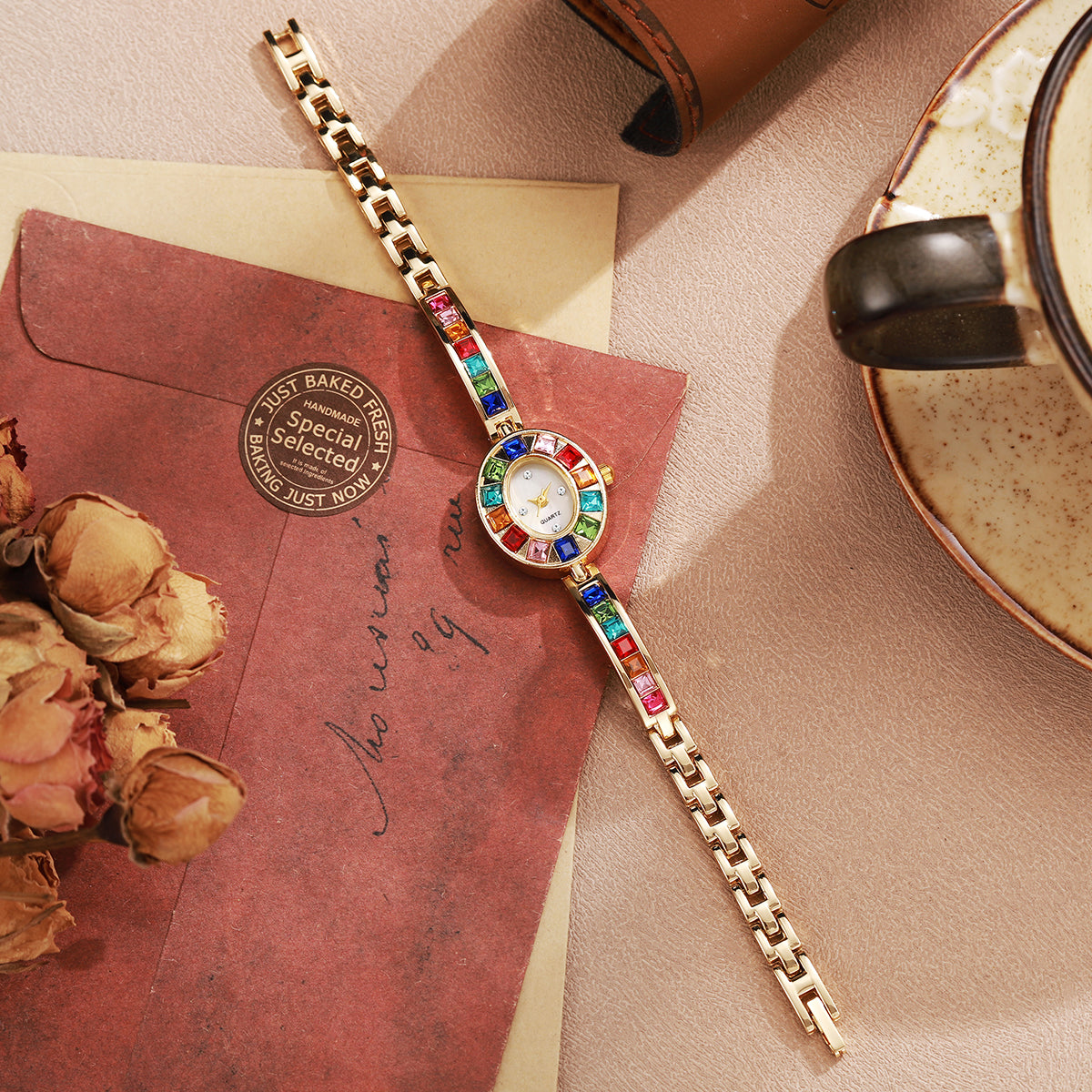 Solene Gem Bracelet Watch
