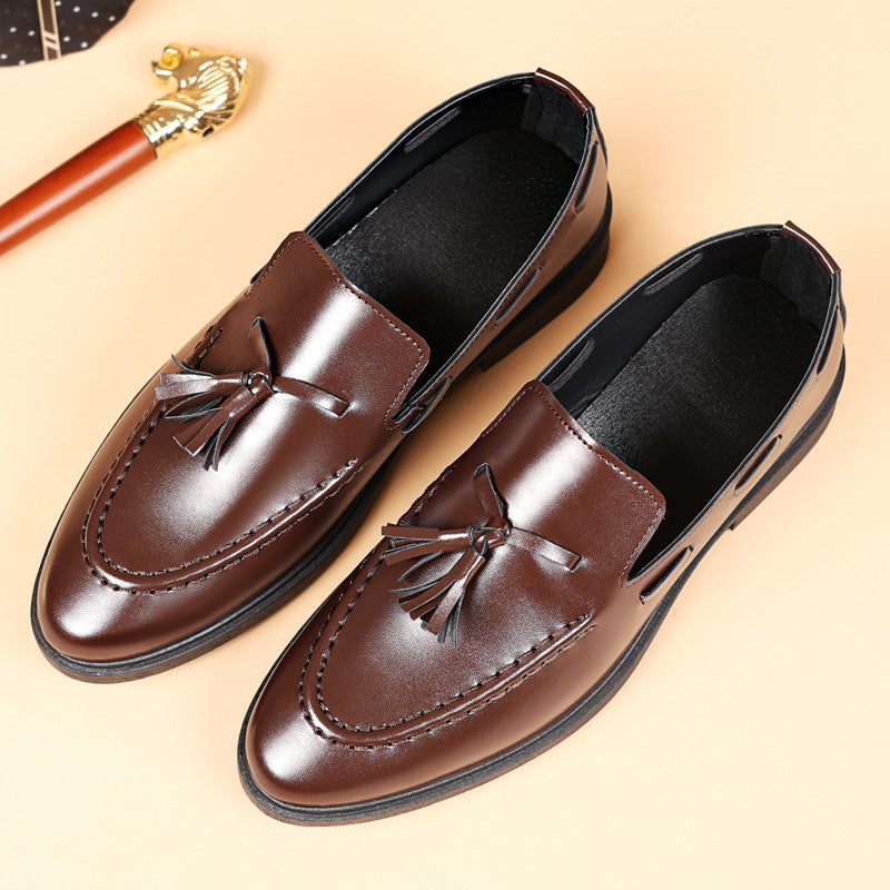 Valente Leather Tassel Loafers