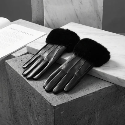 Avelina Faux Fur Gloves