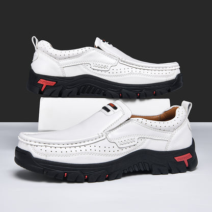 Roxten Leather Slip-Ons