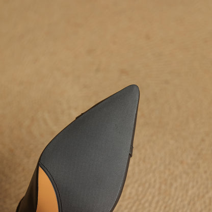 Leona Genuine Leather Heels