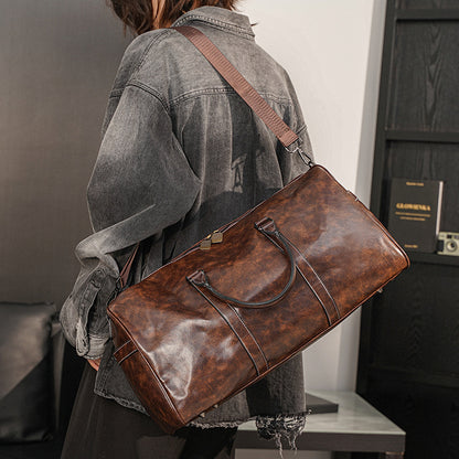 Aurex™ - Men Leather Duffel Bag