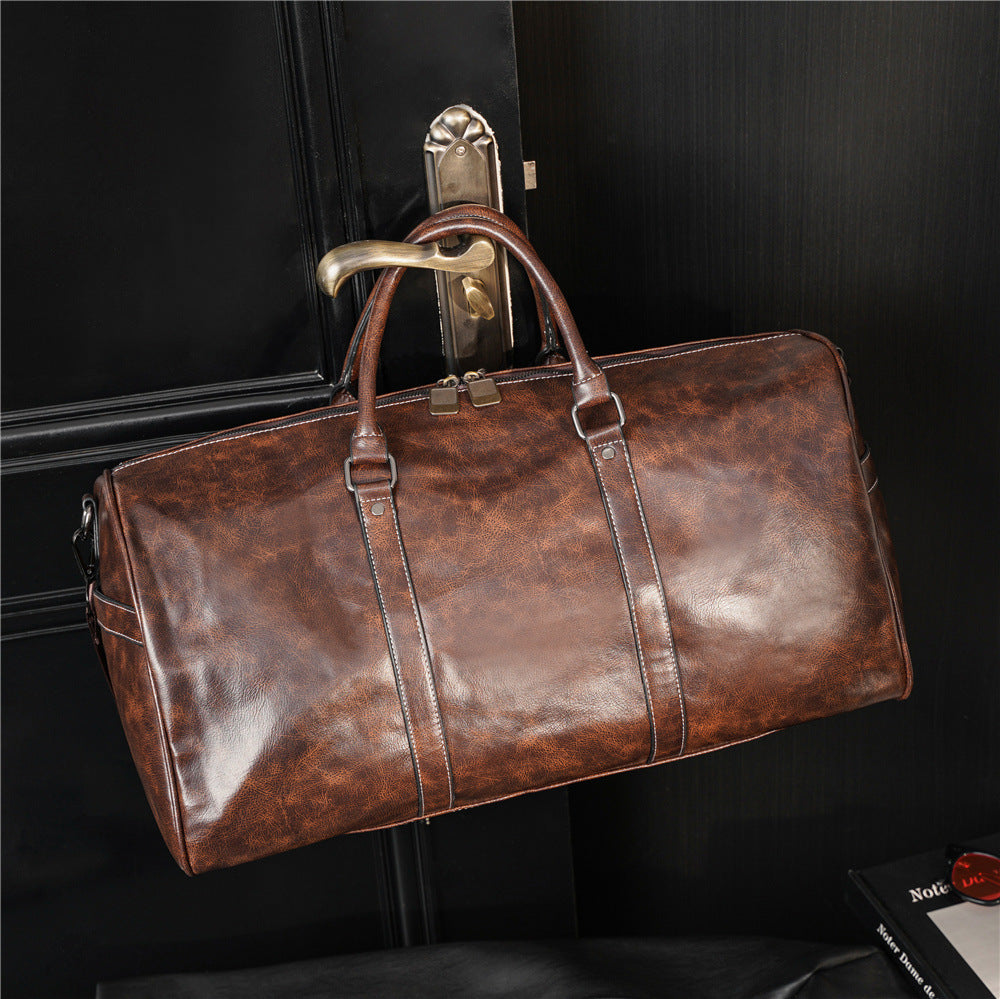Aurex™ - Men Leather Duffel Bag
