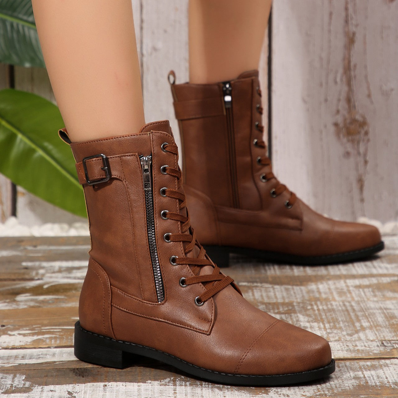 Ornella Leather Boots
