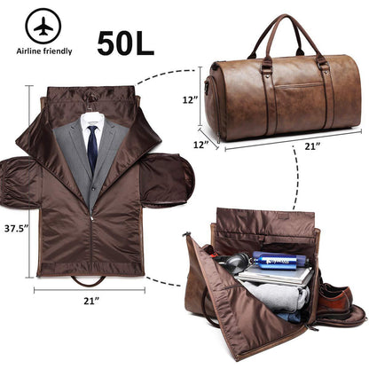 Imperio™ - Mens Leather Duffel Bag