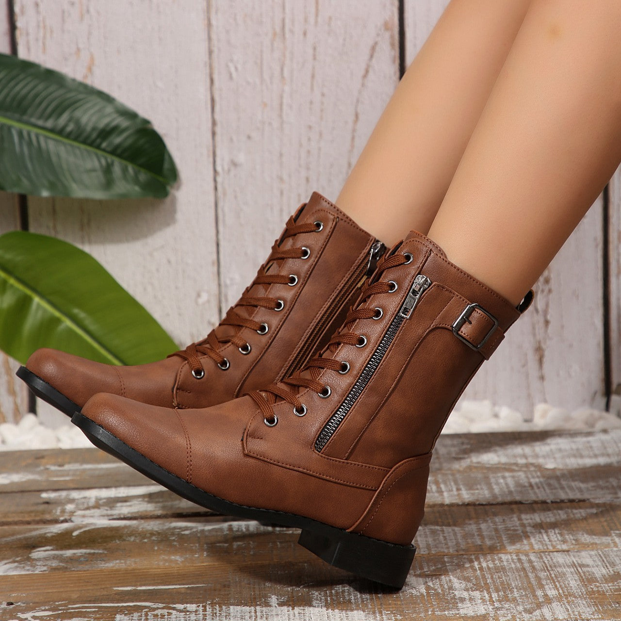 Ornella Leather Boots