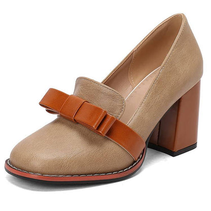 Serenya Leather Heels