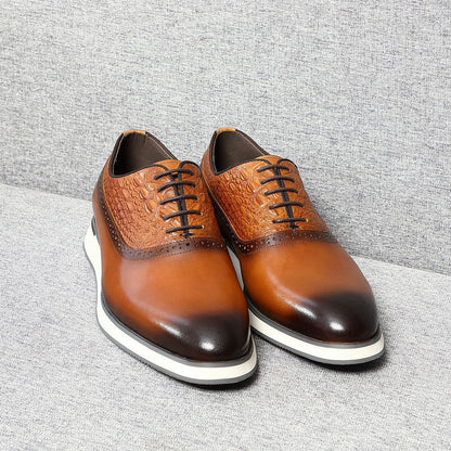 Crestwood Genuine Leather Oxfords