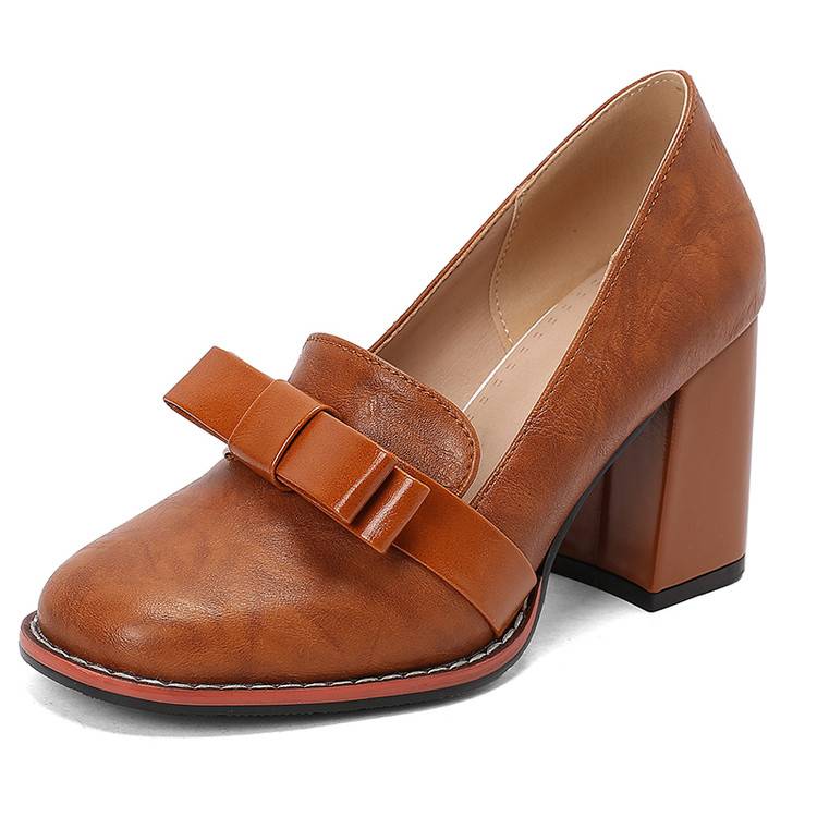 Serenya Leather Heels