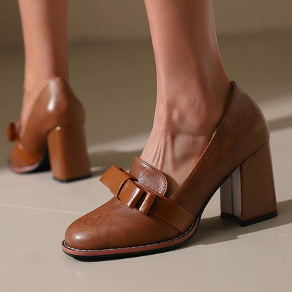 Serenya Leather Heels