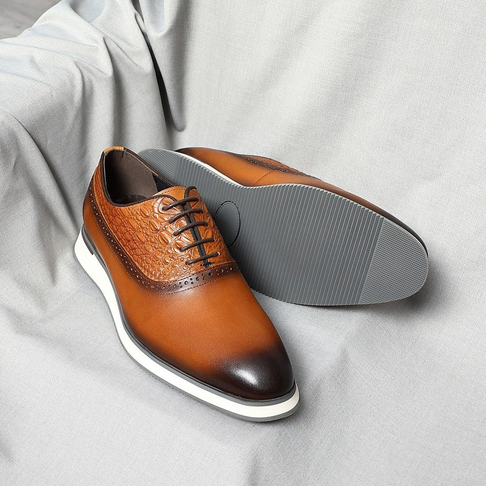 Crestwood Genuine Leather Oxfords