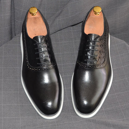 Crestwood Genuine Leather Oxfords
