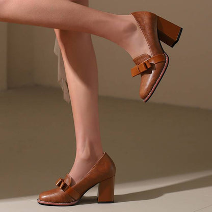 Serenya Leather Heels