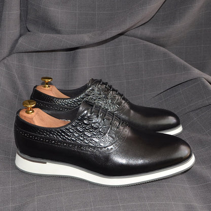 Crestwood Genuine Leather Oxfords