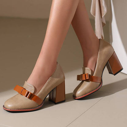 Serenya Leather Heels