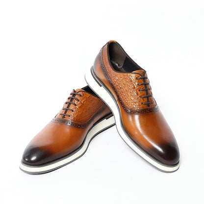 Crestwood Genuine Leather Oxfords
