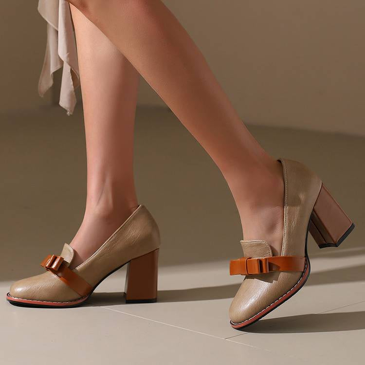 Serenya Leather Heels