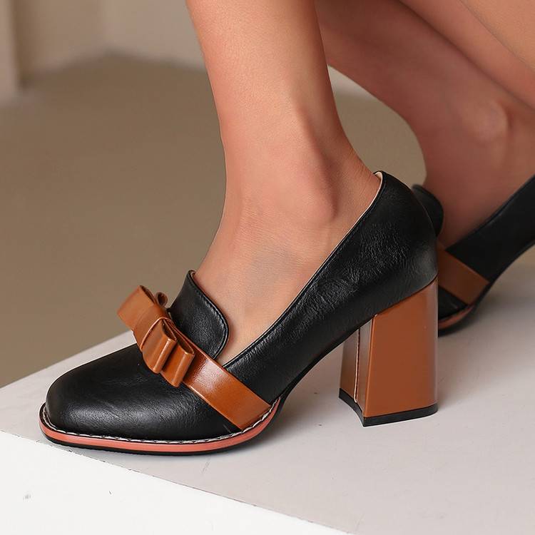 Serenya Leather Heels