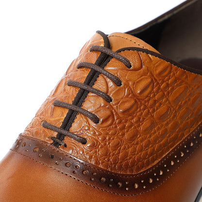 Crestwood Genuine Leather Oxfords