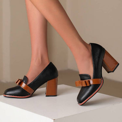 Serenya Leather Heels