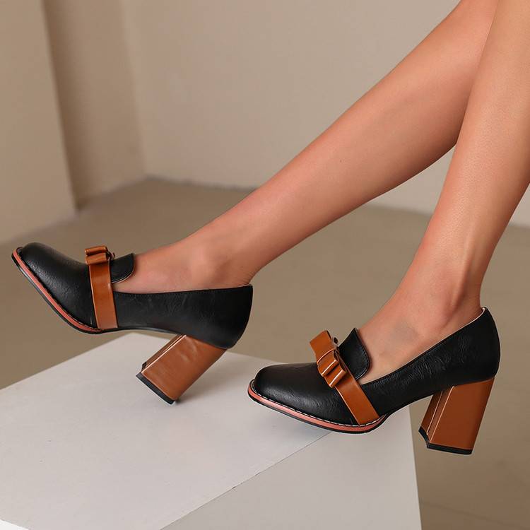 Serenya Leather Heels