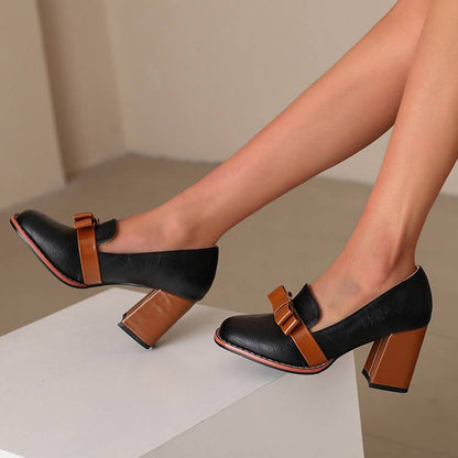 Serenya Leather Heels