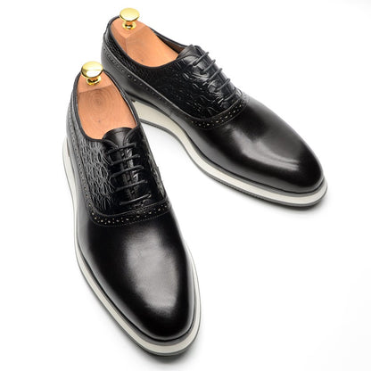 Crestwood Genuine Leather Oxfords