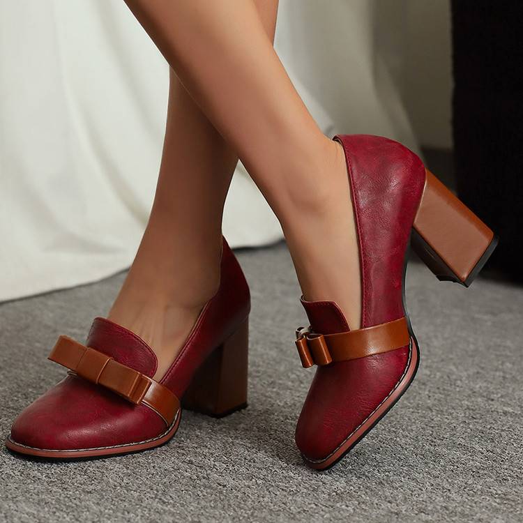 Serenya Leather Heels