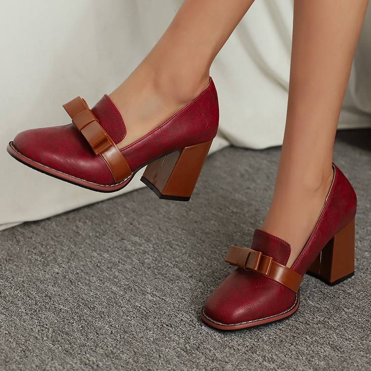 Serenya Leather Heels