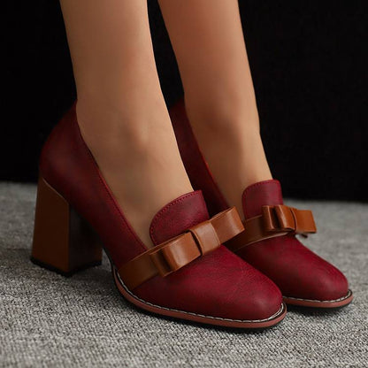 Serenya Leather Heels