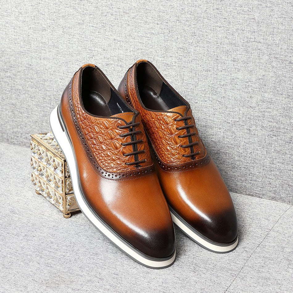 Crestwood Genuine Leather Oxfords