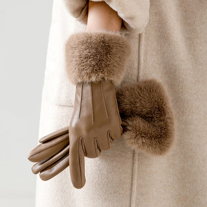 Avelina Faux Fur Gloves