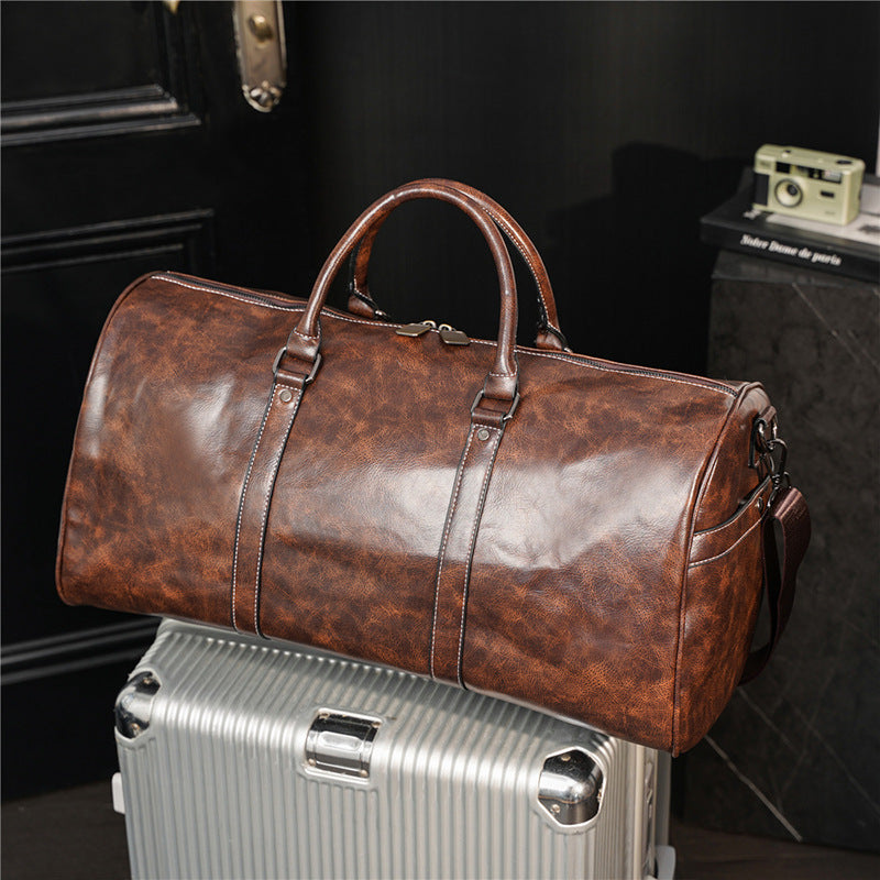 Aurex™ - Men Leather Duffel Bag