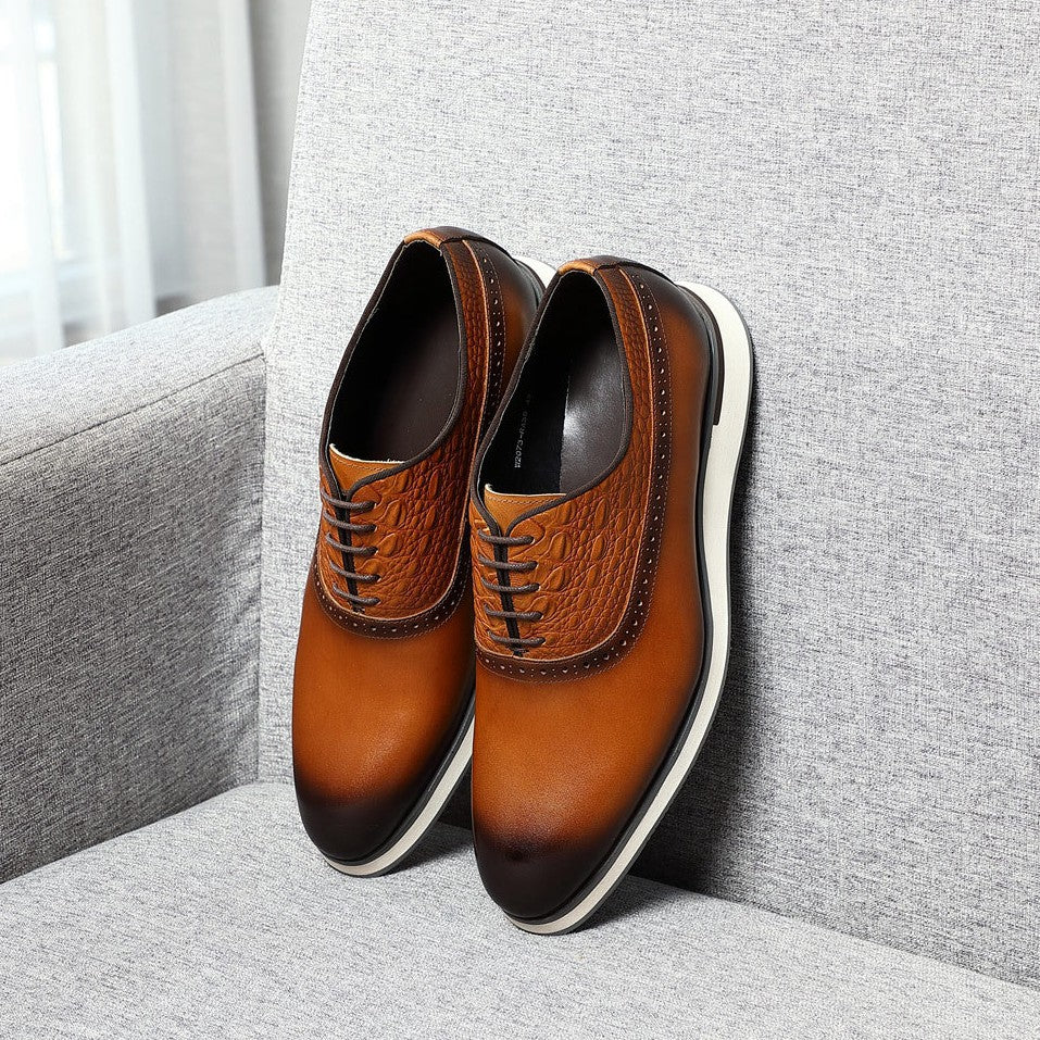 Crestwood Genuine Leather Oxfords