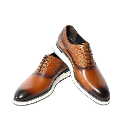 Crestwood Genuine Leather Oxfords