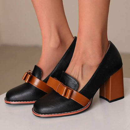 Serenya Leather Heels