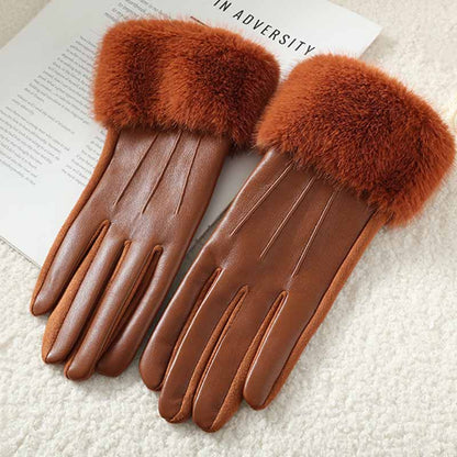 Avelina Faux Fur Gloves
