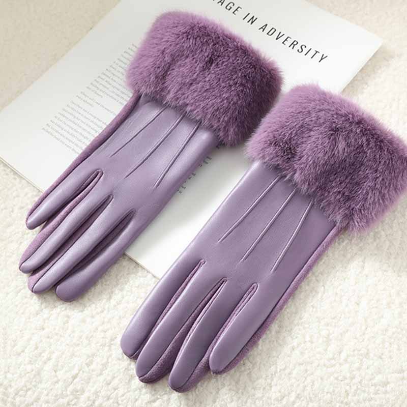 Avelina Faux Fur Gloves