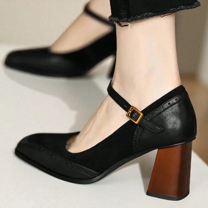 Éloise Leather Heels