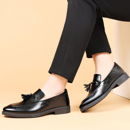 Valente Leather Tassel Loafers