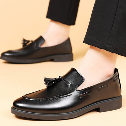 Valente Leather Tassel Loafers