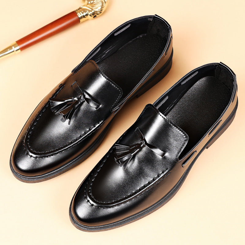 Valente Leather Tassel Loafers