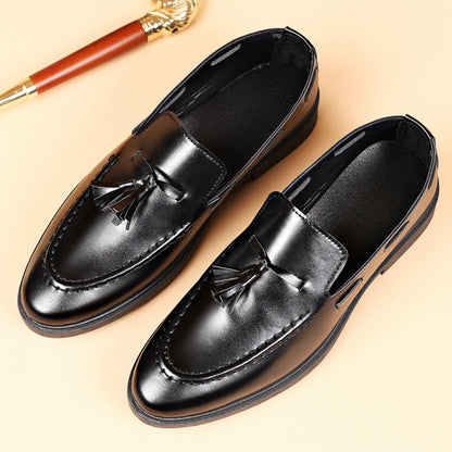 Valente Leather Tassel Loafers