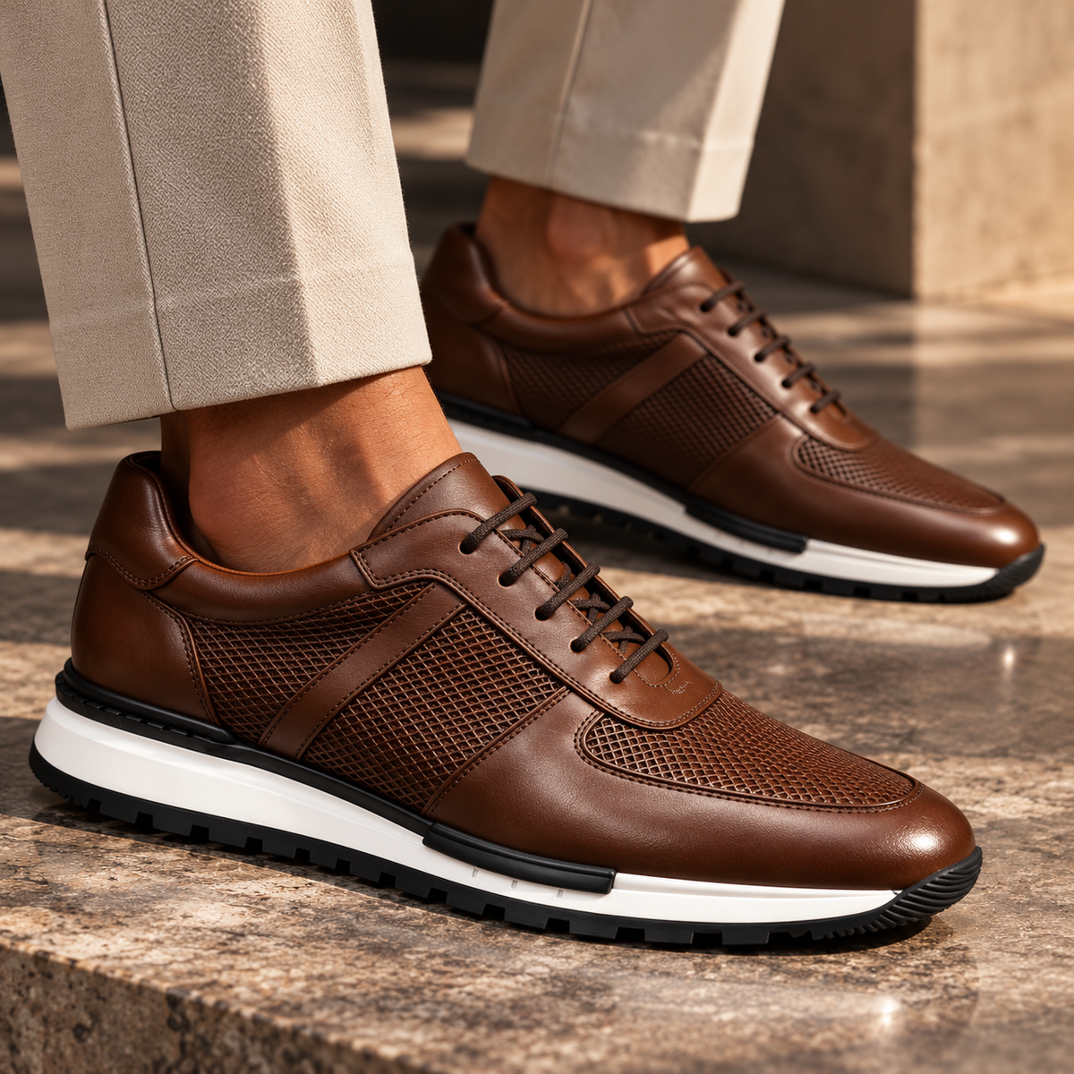 Romanov Cowhide Sneakers