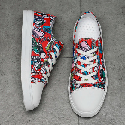 Doodle Mesh Sneakers