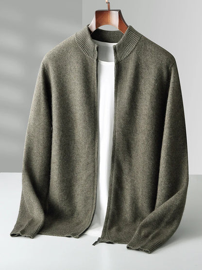 Merino Crest Cardigan
