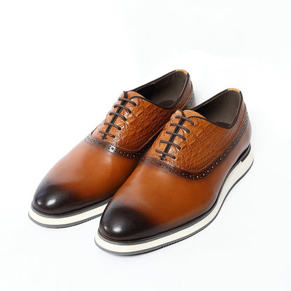 Crestwood Genuine Leather Oxfords