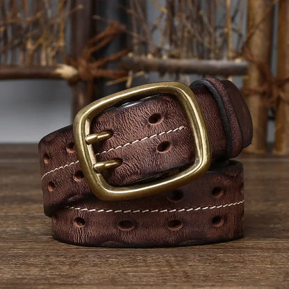 Sierra™ - Retro Cowhide Belt