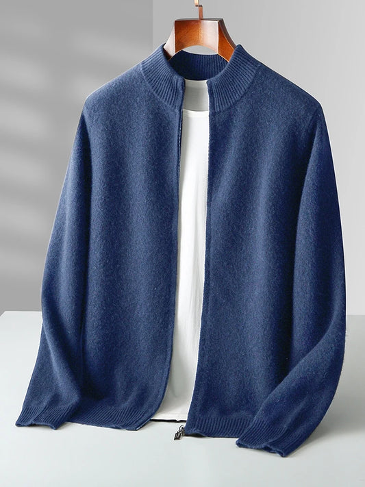 Merino Crest Cardigan